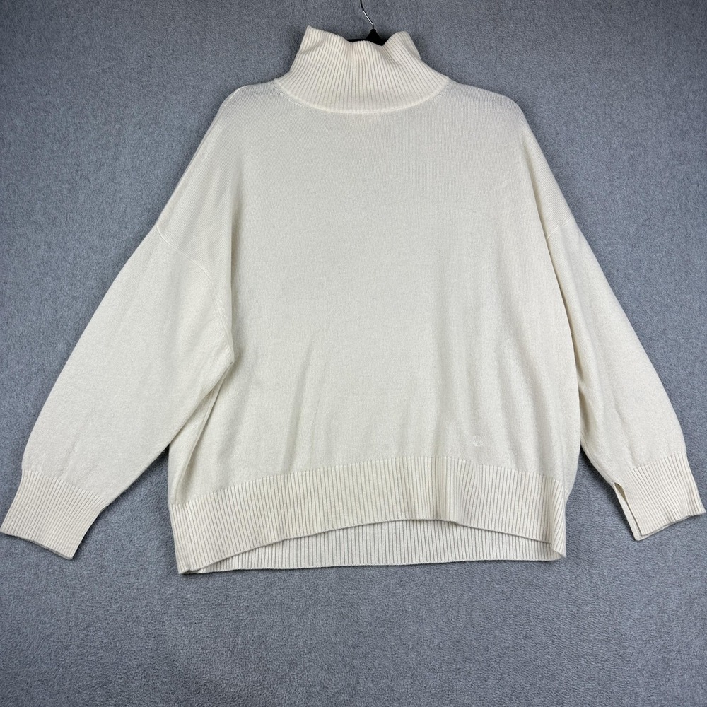 Loulou Studio Cream Turtleneck Sweater